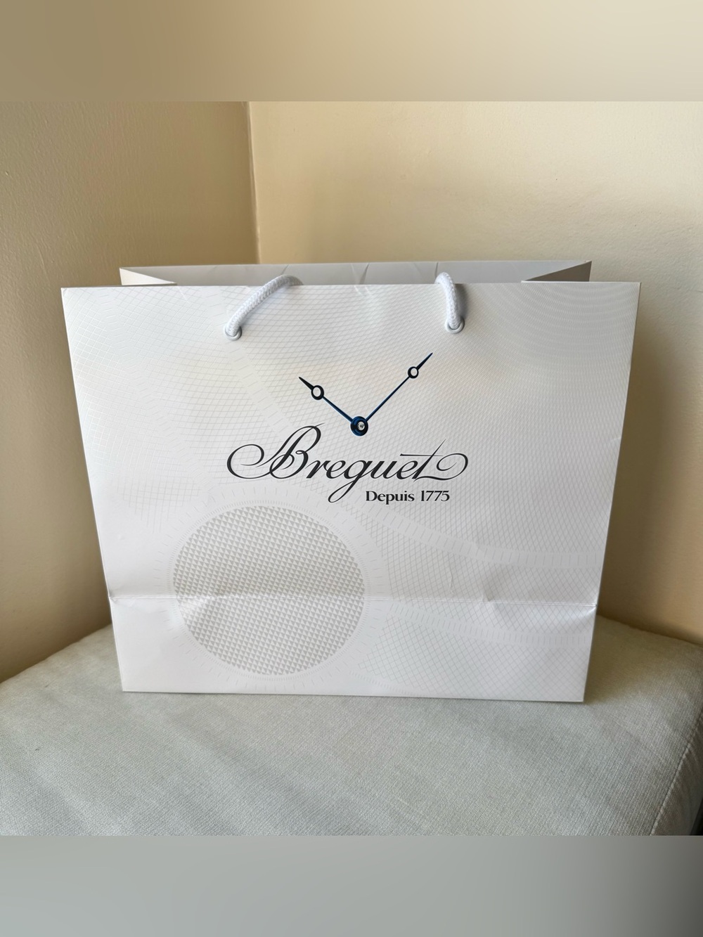BREGUET WATCH CO. SHOPPING BAG MIDIUM SIZE